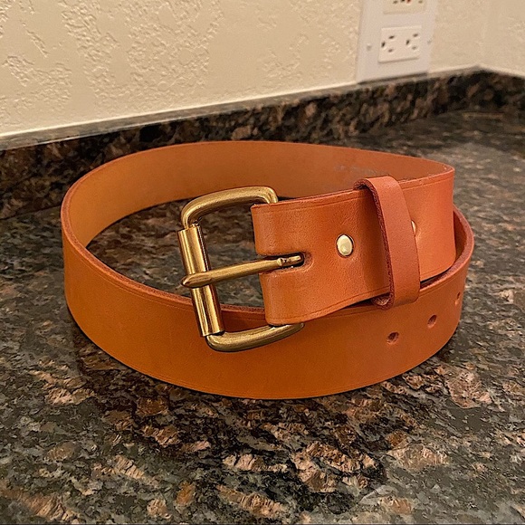 filson bridle leather belt